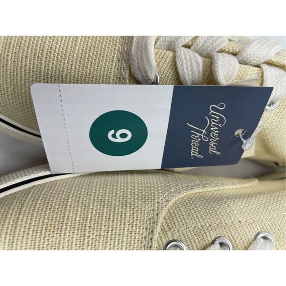 Universal Thread Yellow/Molly Fabric Lace Up Sneaker WMNs 9 Shoe Padded Comfort - Picture 8 of 8